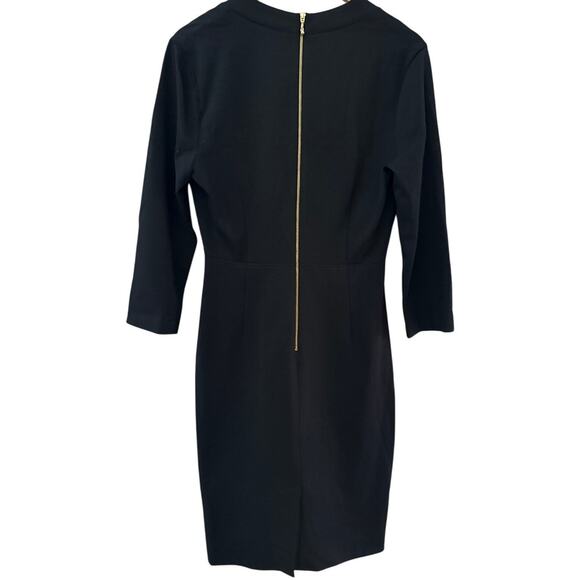 Kate‎ Spade Darlene Stretchy Sheath Midi Dress Black Size 10 - Picture 4 of 11